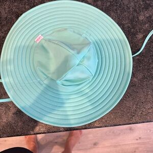 Ruffle Butts Aqua Sun Hat